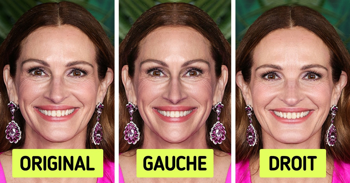 Voici à quoi ressembleraient ces 15 célébrités si leur visage était totalement symétrique