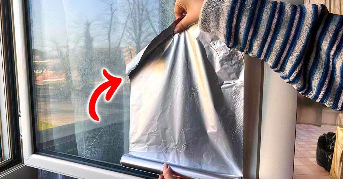 Couvrez les fenêtres avec du papier aluminium. Beaucoup de gens le font : ça résout un gros problème