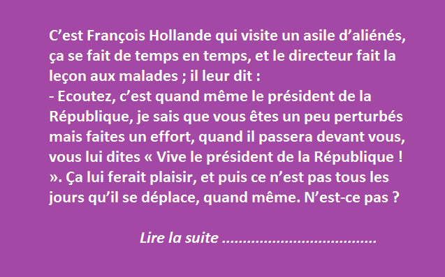 La visite de François Hollande à L’hôpital psy