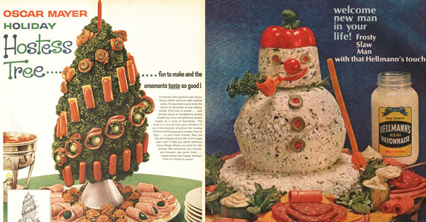 Des photos de recettes de Noël vintage qui sont horribles