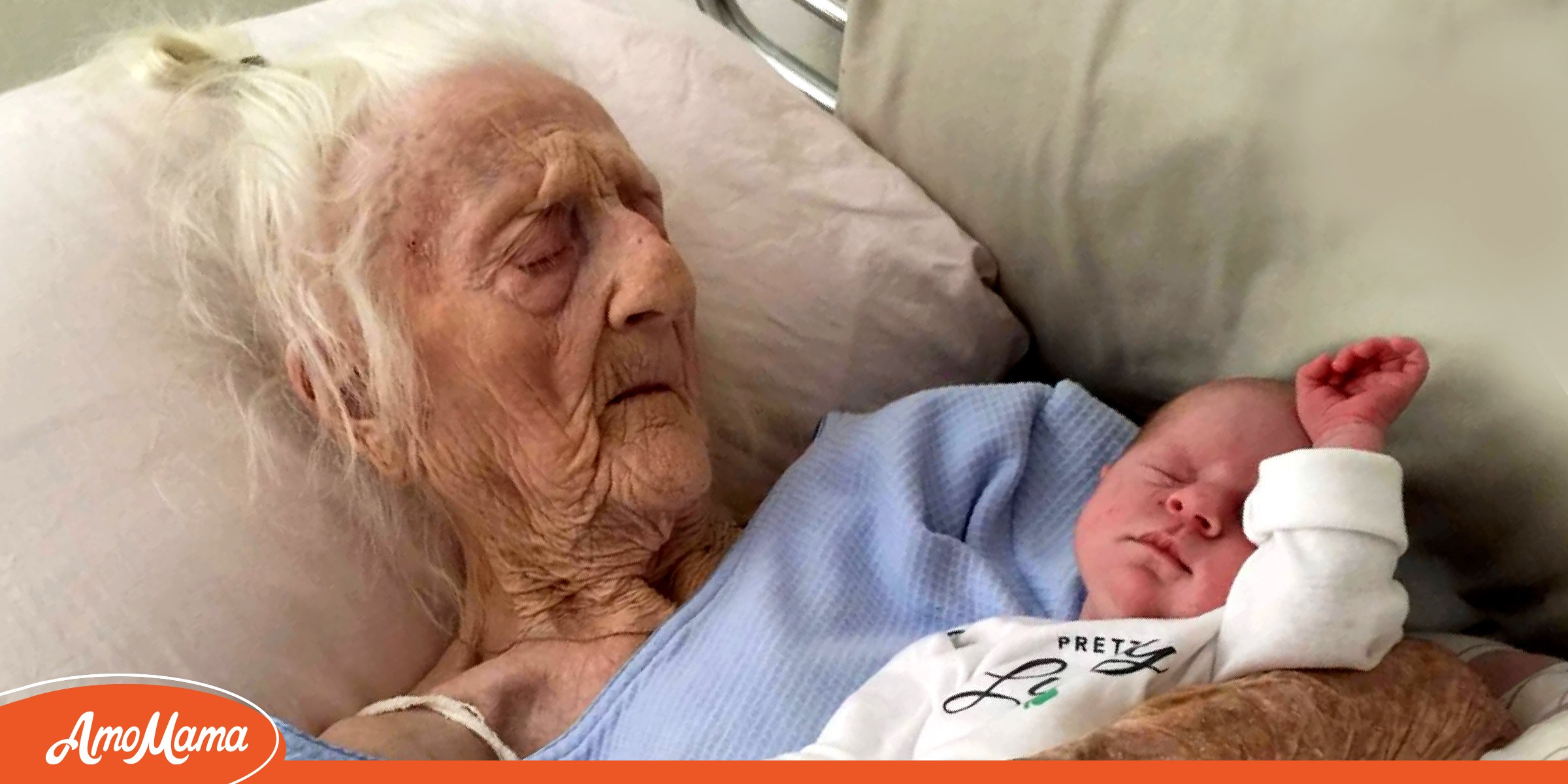 Une femme de 101 ans a pu tenir pour la première fois son arrière-petite-fille dans ses bras quelques jours avant son décès