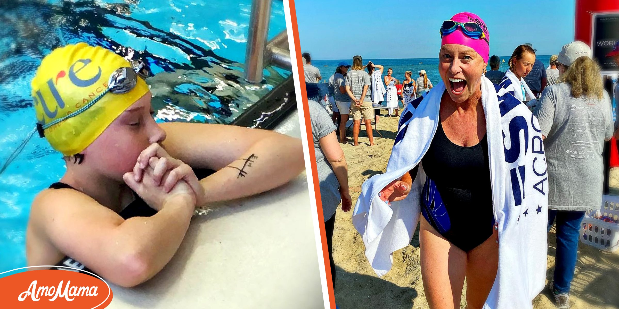 Une mère originaire de Géorgie traverse l’Amérique à la nage pour exaucer le vœu de sa fille de 14 ans mourante
