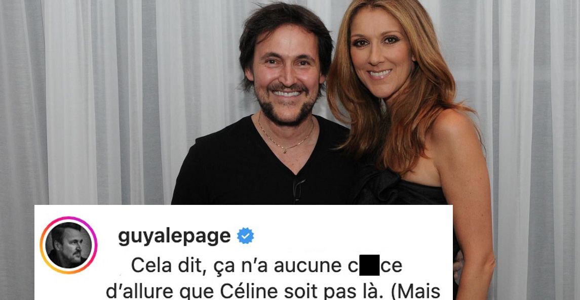 Guy A Lepage commente la saga de Céline Dion et la manifestation