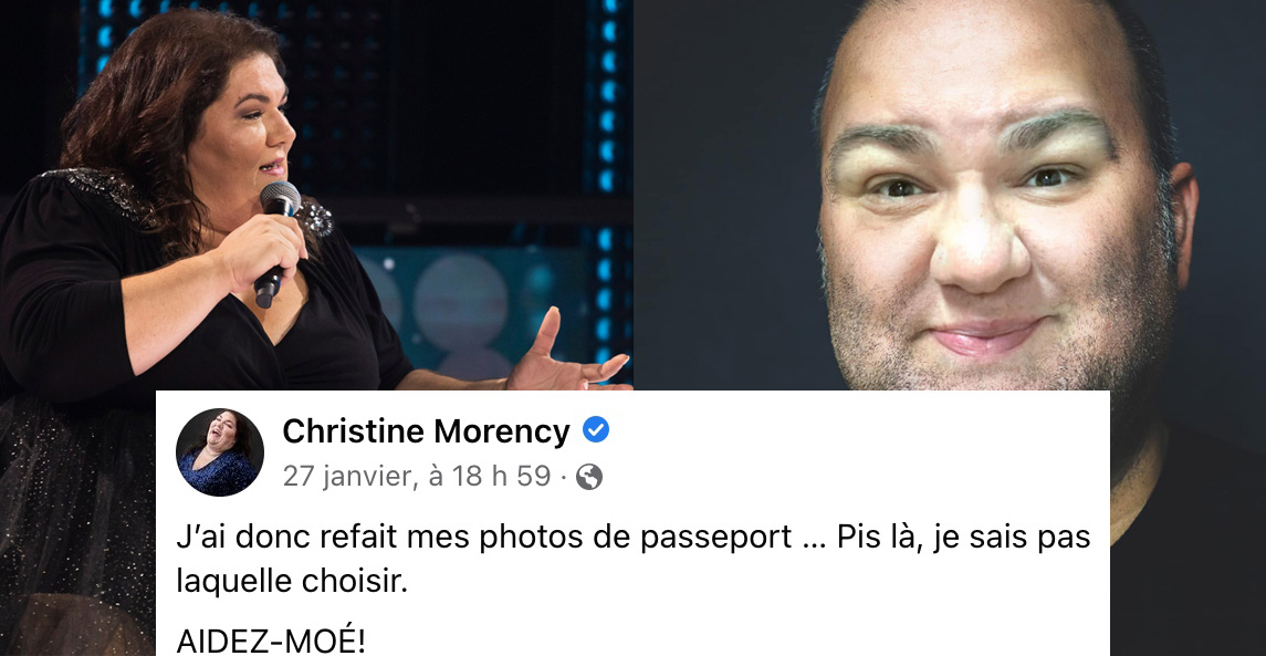 Une salle de spectacle a fait une erreur concernant le show de Christine Morency et celle-ci a répondu de la meilleure façon