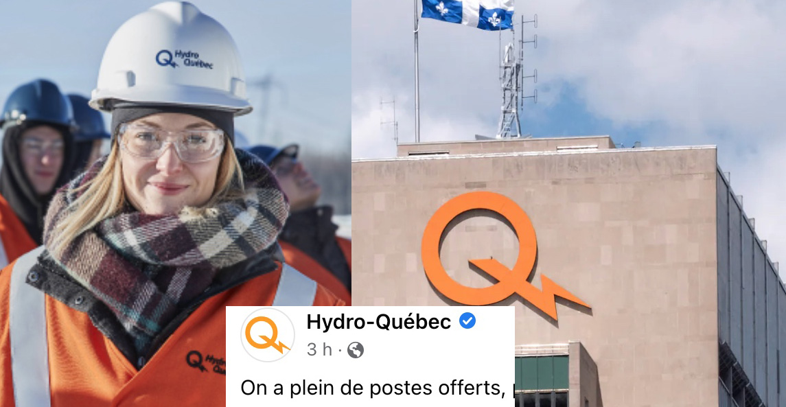 Hydro-Québec cherche des employés et leur annonce est parfaite