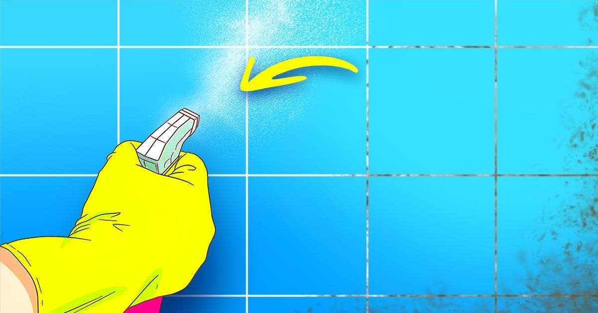 L’astuce pour éliminer la moisissure sur les joints du carrelage de la salle de bain : inutile de frotter
