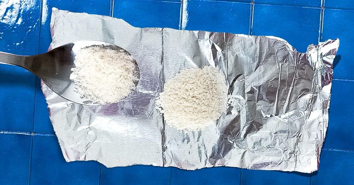 Papier aluminium et sel : la combinaison qui résout de nombreux problèmes à la maison