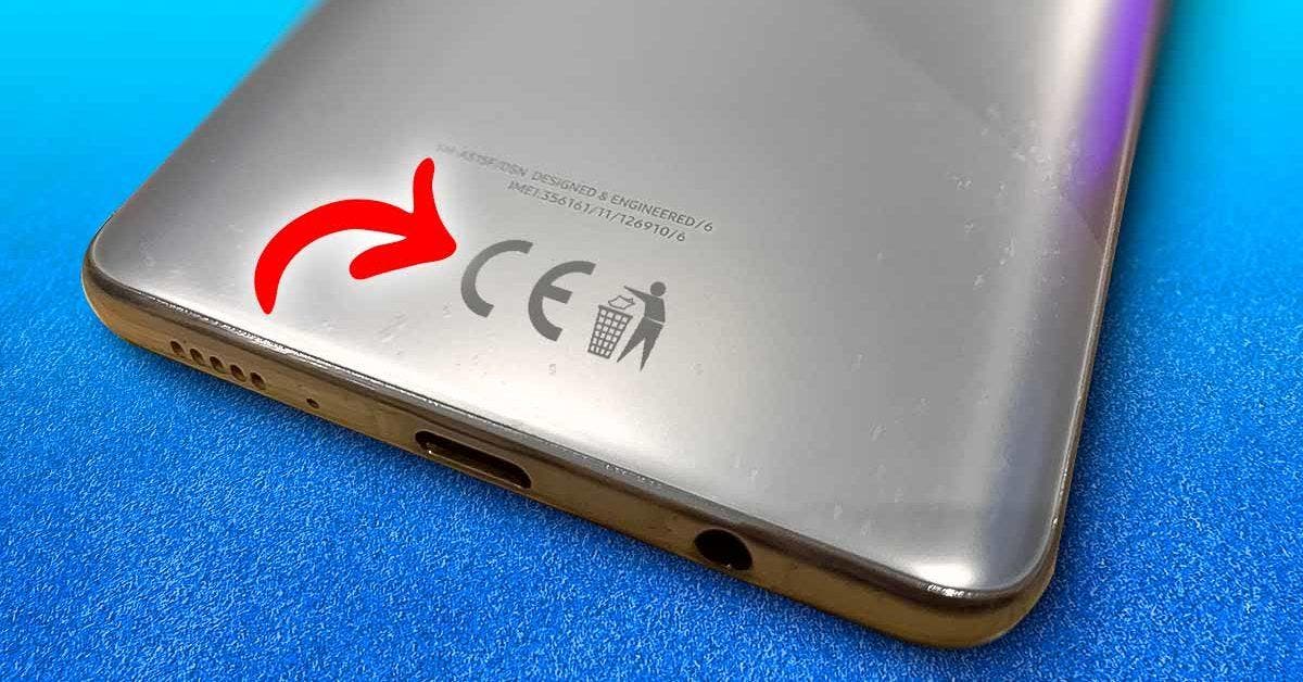 Que signifient les lettres “CE” au dos votre téléphone portable ? Elle donne une information indispensable