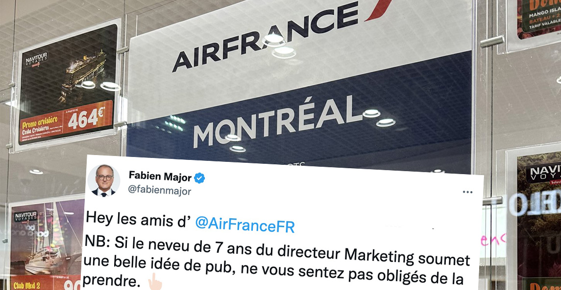 Air France fait une publicité de Montréal qui n’a aucun mais aucun sens