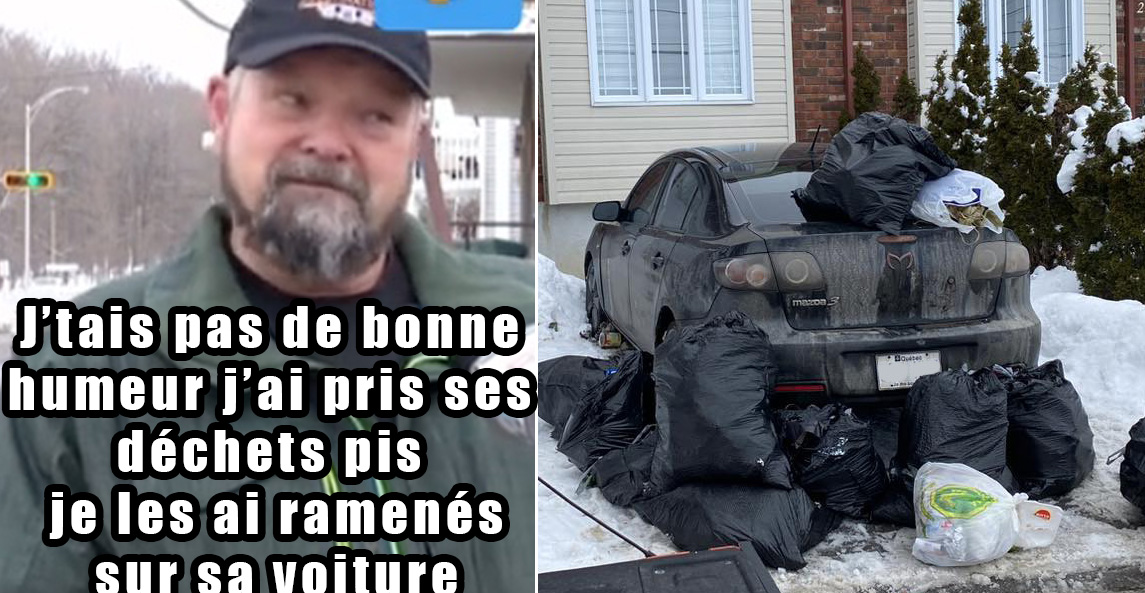 Le propriétaire du resto de Gatineau explique toute l’histoire des déchets sur la voiture