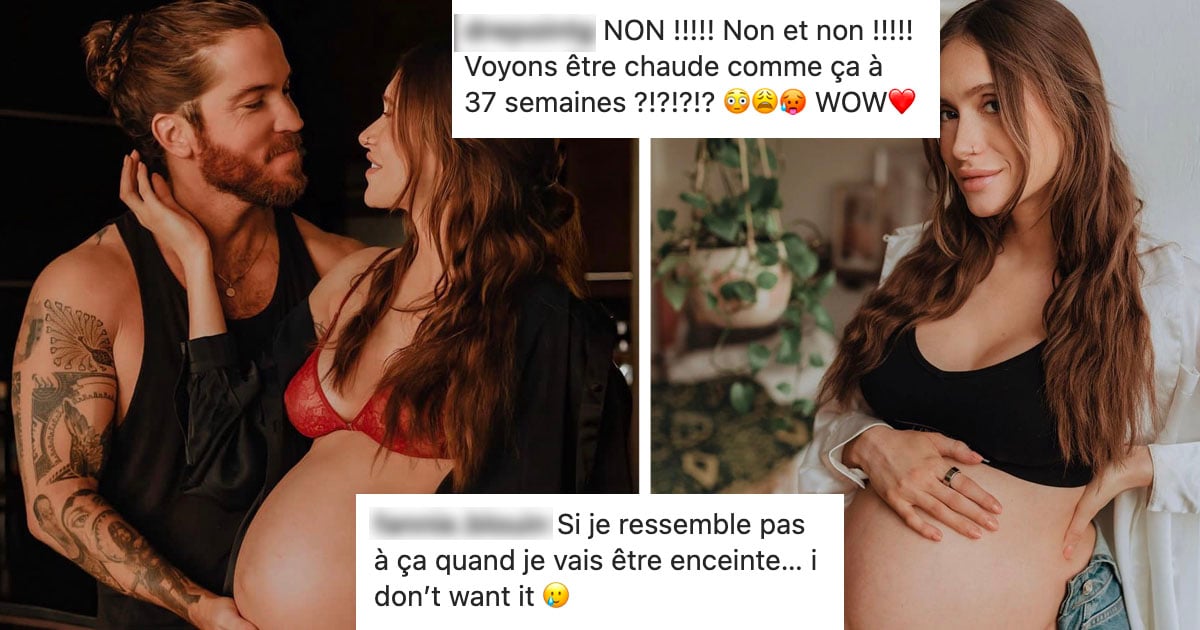 Lysandre Nadeau est enceinte de 37 semaines et publie un photoshoot avec Claude Bégin