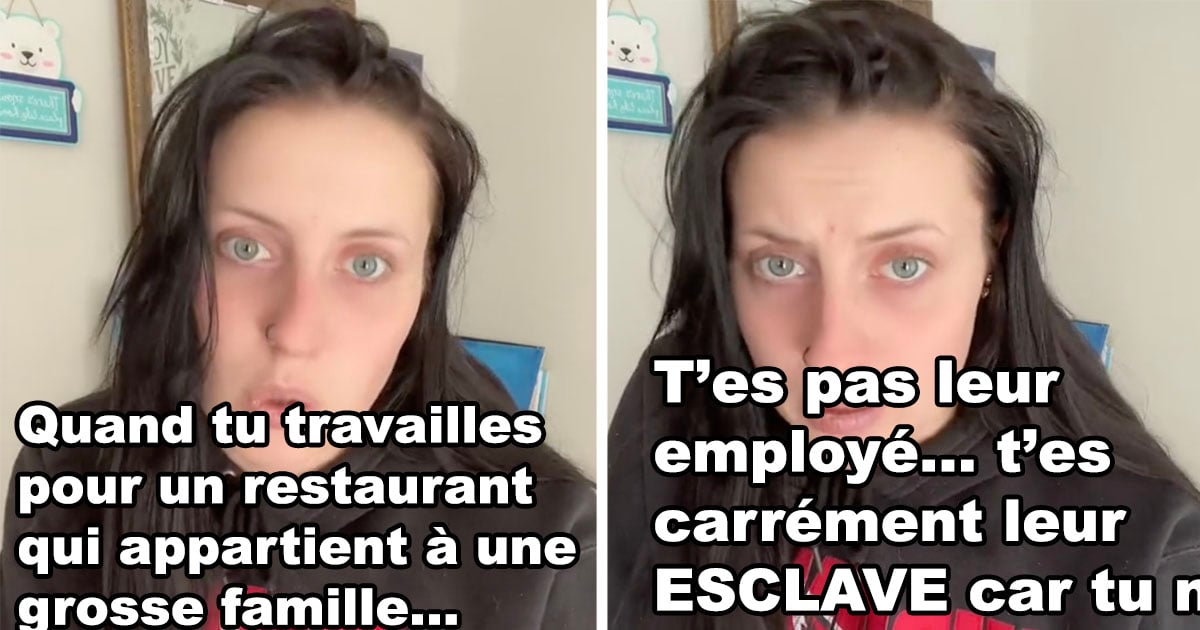 Une fille explique pourquoi elle ne travaillera plus jamais pour un restaurant qui appartient à une grosse famille
