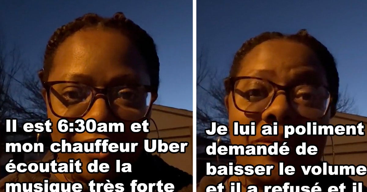 Un chauffeur Uber fait demi-tour et ramène la fille chez elle car celle-ci a demandé de baisser un peu sa musique