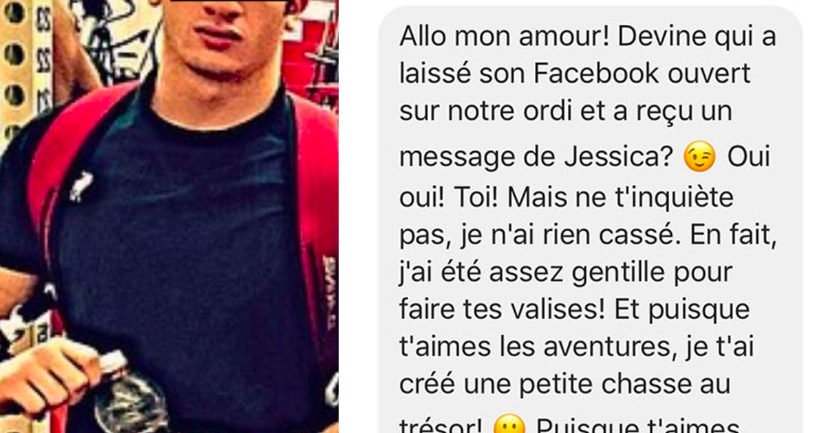 Un homme au Québec trompe sa blonde mais oublie de fermer son Facebook