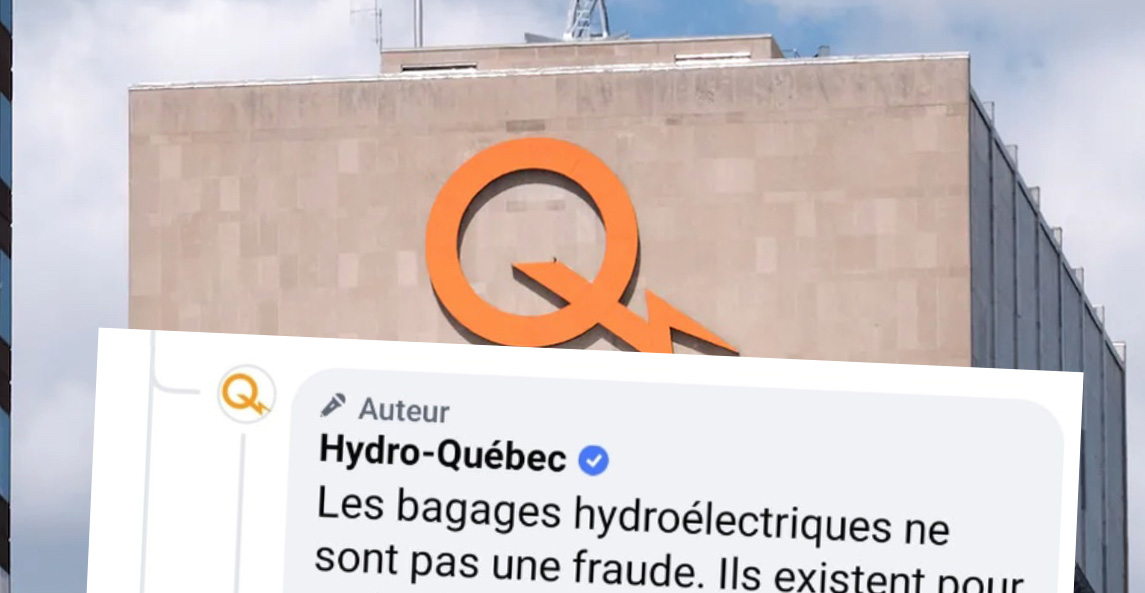 Hydro-Québec répond de la meilleure façon à un internaute qui demande la vérité
