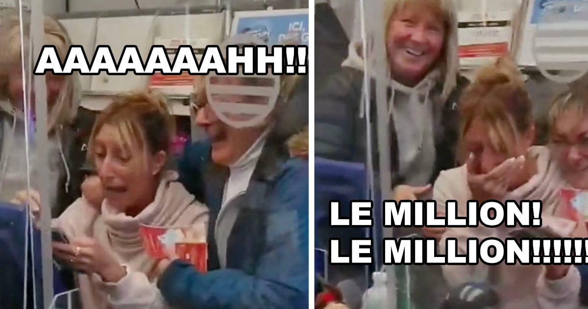 Un commis de dépanneur filme une dame au Québec gagner 1 million de $ à la loterie