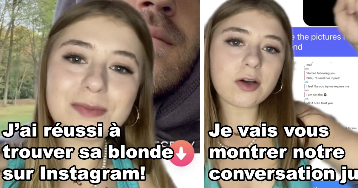 La Québécoise qui a exposé le gars qui trompe sa blonde sur Tinder a retracé sa blonde pour tout lui dire