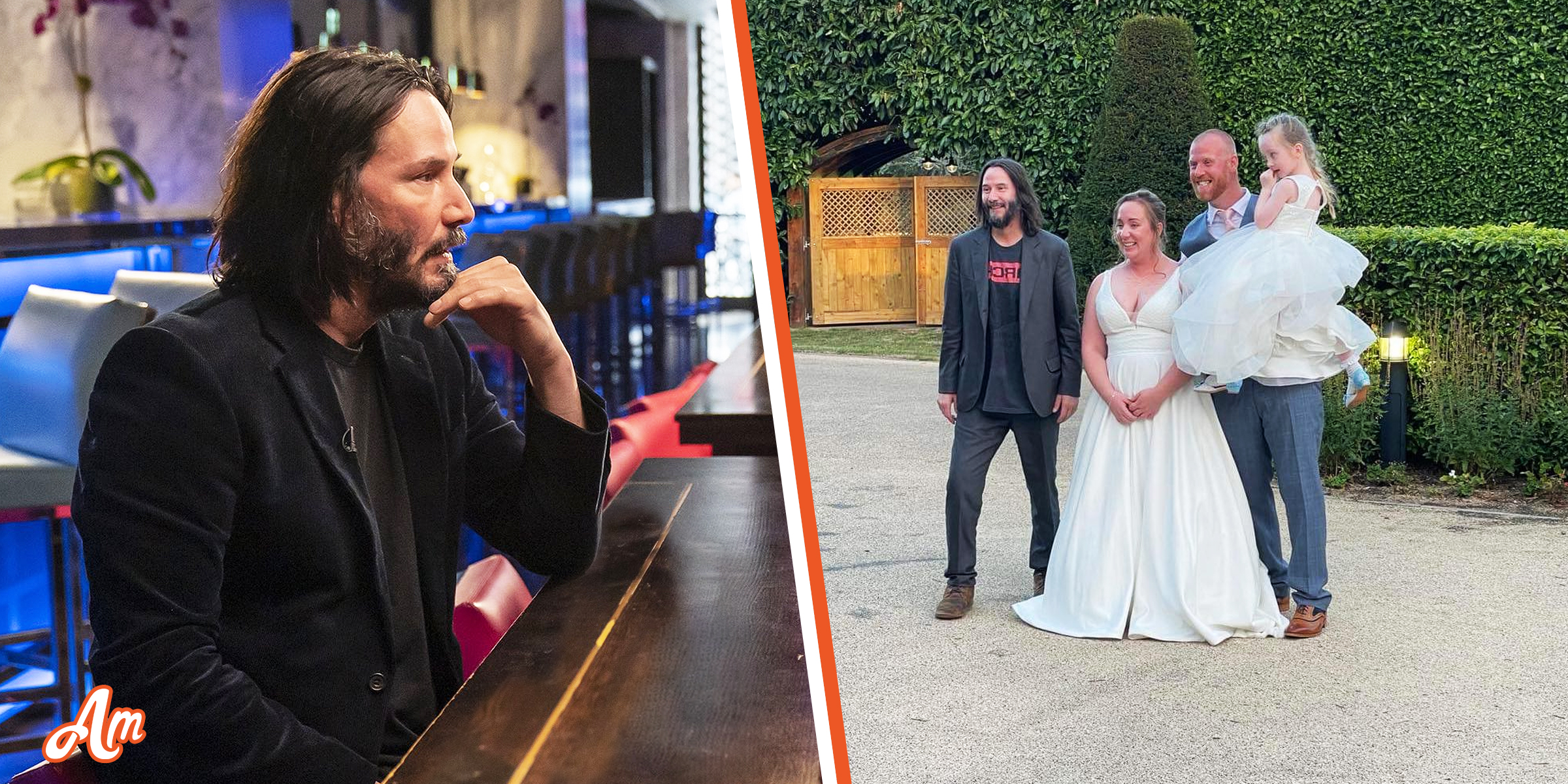Keanu Reeves a rencontré au bar de son hôtel une fan qui venait de se marier – Plus tard, il est apparu de façon surprenante au mariage du couple