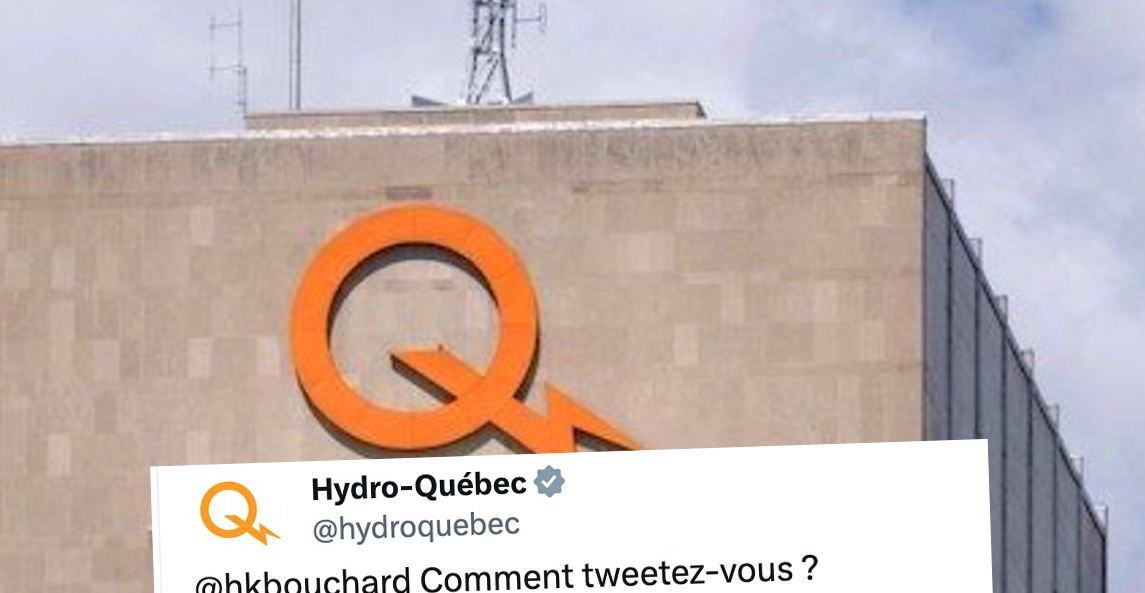 L’équipe d’Hydro-Québec répond avec punch à un commentaire