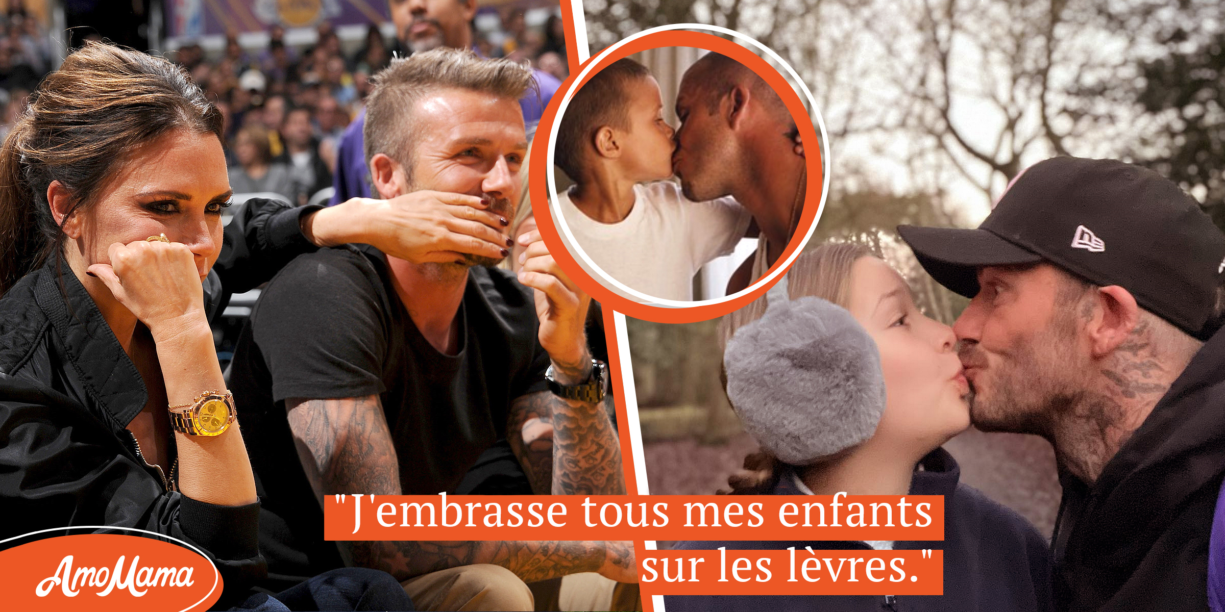 “Vous êtes complètement malade” : David Beckham critiqué pour avoir embrassé Harper sur les lèvres – Lui et sa femme Victoria sont des parents “affectueux”