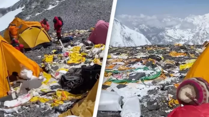 Une vidéo nous montre que le mont Everest est un véritable dépotoir