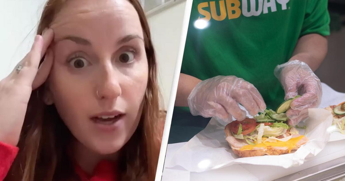 Une cliente capote en voyant le prix que Subway charge maintenant pour ses sandwichs.